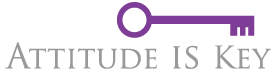 Attitude Is Key Logo